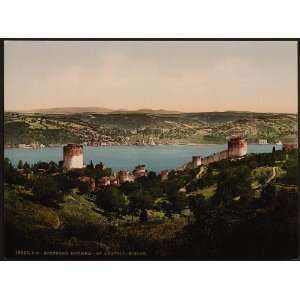  Bosphorus,Bosporus,Rumeli,Anadolu Hissari,Turkey,c1895