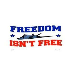 FREEDOM isnt FREE Military FLAT License Plates Blanks for Customizing 