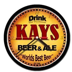  KAYS beer and ale cerveza wall clock 