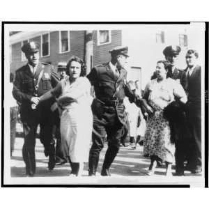  Women mill pickets arrested,Jackson Mill,Nashua 