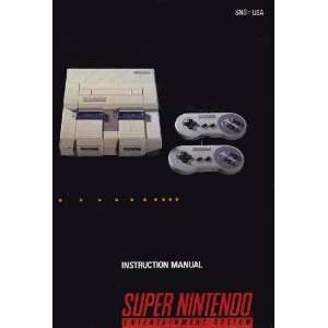 Super Nintendo System Instruction Booklet / Manual (SNES Manual Only 