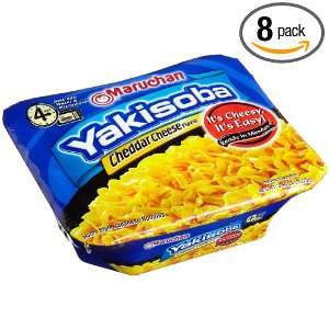 Maruchan Yakisoba Cheddar, 3.96 Ounce Packages (Pack of 8)  