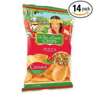 Wai Lana Chips, Pizza, 3 Ounce (Pack of Grocery & Gourmet Food
