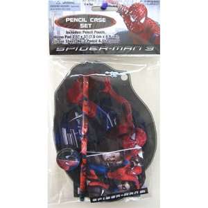  Marvels Spiderman 3 Movie 5 piece Pencil Case Set Office 