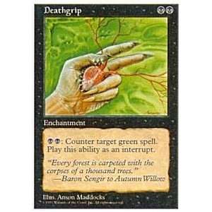    Magic the Gathering   Deathgrip   Fifth Edition Toys & Games