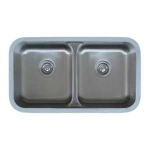  Karran Undermount Stainless Sinks Equal Double Bowl