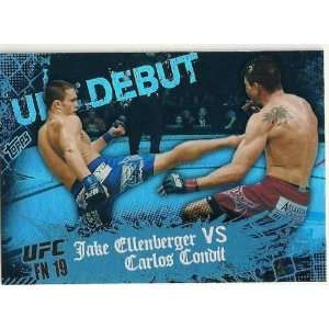  2010 Topps UFC Main Event #129 Jake Ellenberger vs Carlos 