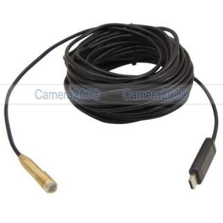 Mini Inspection Camera Endoscope Borescope Waterproof 15M USB Cable 4 