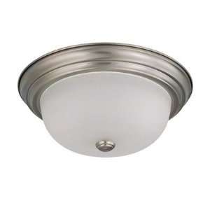  Nuvo 60/3262 Brushed Nickel 13 Inch Flush Dome with 