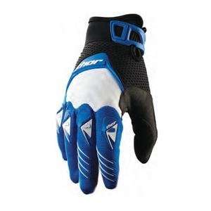   Motocross Deflector Gloves MX Blue (Large   3330 2323) Automotive