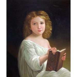  The Story Book by William Adolphe Bouguereau
