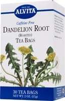 Alvita Tea Dandelion Root Tea Roasted ~ 30 bags  