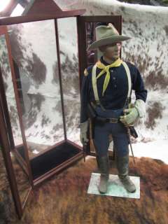Miniature U.S. Cavalry Officer / Soldier w/ sidearm  