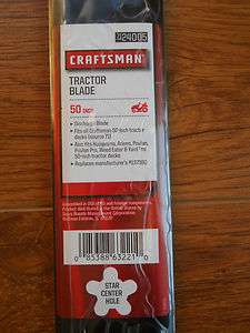 NEW IN PACKAGE CRAFTSMAN 50 INCH TRACTOR BLADE 24005 085388632098 