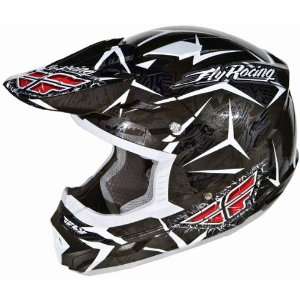  Fly Racing Trophy II Black/White Youth Helmet   Size  YS 