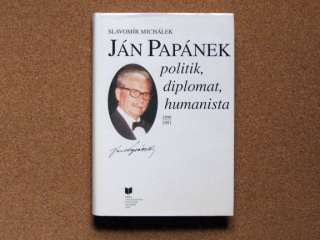 Book on Czechoslovakian postwar Democrat, Jan Papanek  