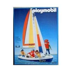  Playmobil 3774 Sail Boat with Family Toys & Games