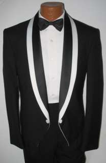 New Raffinati Black San Mateo Tuxedo Waistcoat 60R  