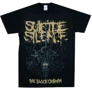 SUICIDE SILENCE Black Crown Official SHIRT M L XL T SHIRT New  
