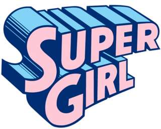 Supergirl Super Girl Logo Iron On Transfer #1  