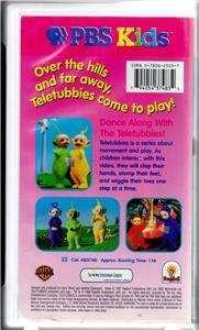 TELETUBBIES DANCE WITH THE TELETUBBIES VHS VIDEO  