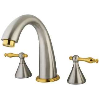 New Brushed Nickel/Brass Roman Bath Tub Filler Faucet Fixture KS2369NL 