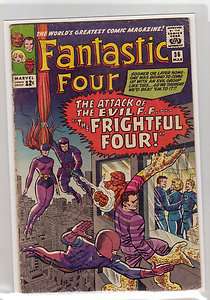Fantastic Four #36 G 1964 Marvel Comic Frightful Four  