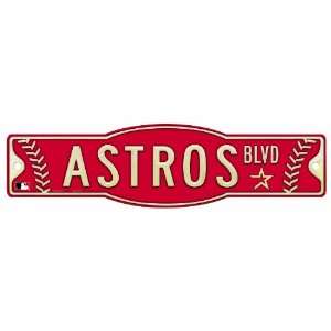  MLB Houston Astros 4.5 by 17 Sign