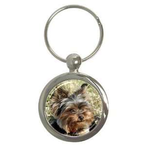 Yorkshire Terrier 1 Round Key Chain AA0651