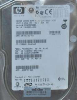   300 gb 10000 rpm wide ultra 320 scsi 12v 1 20a 5v 1 00a 02 2007 new