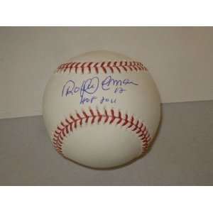  Autographed Roberto Alomar Ball   Orioles HOF 2011 