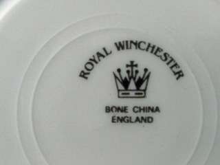 Royal Winchester Fine Bone China Cup and Saucer Set  