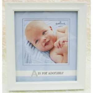   Baby FRG7029 Baby Boy A is For Adorable 4 X 4 Frame 