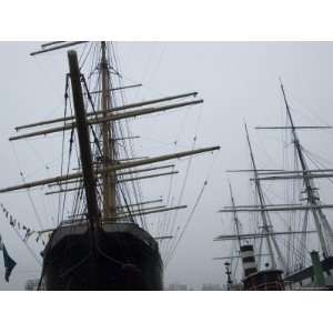 Old Sailing Ships at South Street Seaport, New York, New York 