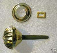 HOLLOW BRASS BALOON TYPE SPOOL CABINET KNOBS #0336  