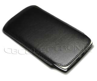 New Black PU leather Case Pouch Sleeve for Motorola XT910 Droid Razr 