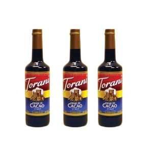 Torani Creme De Cacao Syrup (3 Pack)  Grocery & Gourmet 