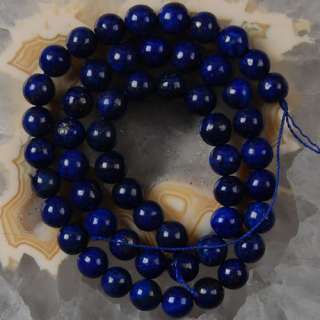 H0580 8mm Lapis Lazuli Ball Loose Beads 15  