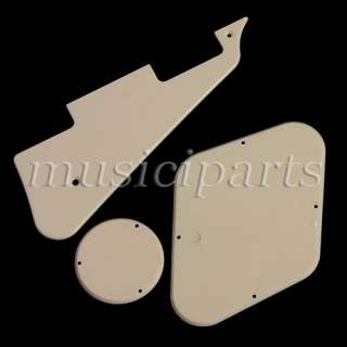 set CREAM Pickguard/Cavity/Switch Cover For guitar parts high 