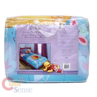 Disney Winnie Pooh & Piglet Twin Bedding Comforter Set  3PC 