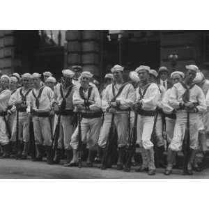  early 1900s photo Sailors at Gen. Tracys funeral