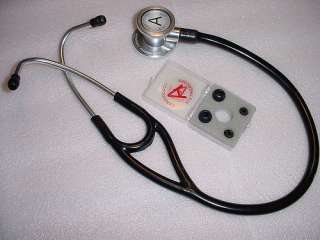 Abertek Aluminum A163 Cardiology Stethoscope & Warranty  