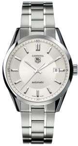 New in Box Tag Heuer Carrera Automatic Silver Dial Mens Watch WV211A 