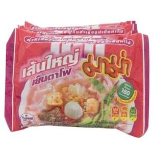 Mama Instant Flat Noodles Yentafo 50g. Grocery & Gourmet Food