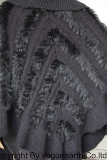 651 new real rabbit fur&wool line vest/jacket/coat/cape  