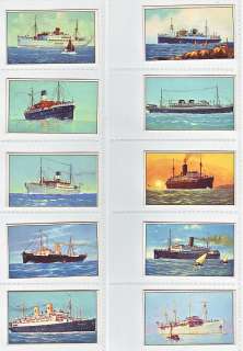 Complete Set of 200 Merchant Ships Cards from 1933  