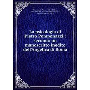   angelica (Rome, Italy). Manuscript. T. 3. 8 Pomponazzi Books