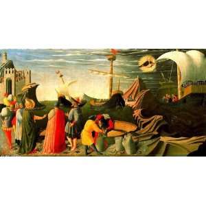  Hand Made Oil Reproduction   Fra Angelico   24 x 12 inches 