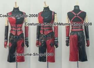 Batman  Arkham City Harley Quinn Costume Dress *BEST VERSION* NEW 