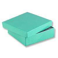   Paper Cotton Filled Jewelry Gift Box 3 & 1/2 x 3 & 1/2 x 1  